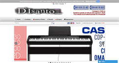 Desktop Screenshot of disantomusica.it